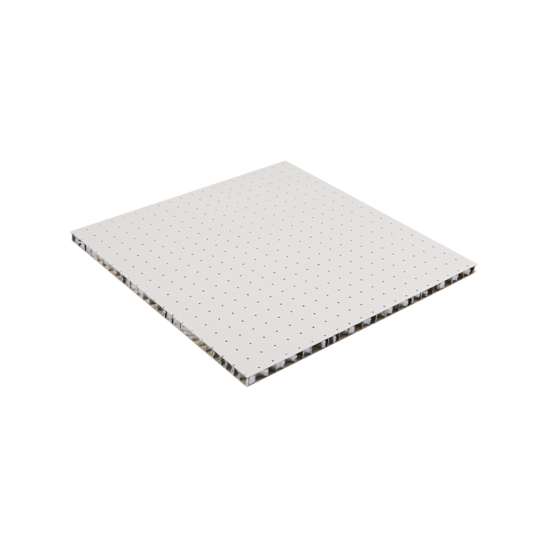 Panneaux perforés en nid d'abeilles à structure stable et respirante insonorisante